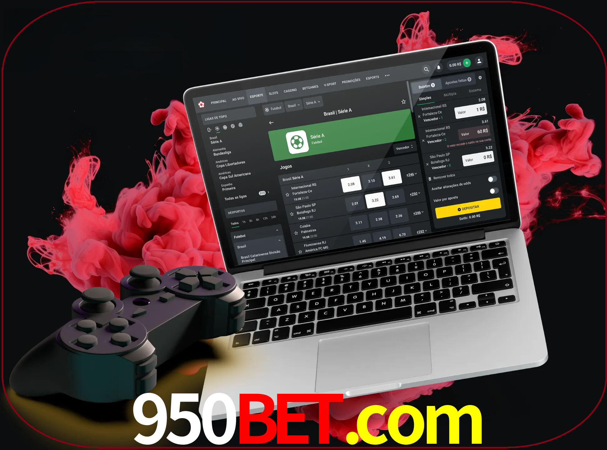 Visite a secção especial de jogos de vídeo em 950bet para descobrir em que jogos pode apostar e ganhar muito dinheiro.
